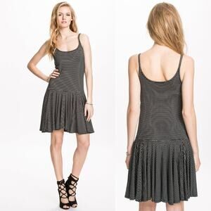 Polo Ralph Lauren Womens Hayden Striped Drop Waist Fit & Flare Short Dress Med
